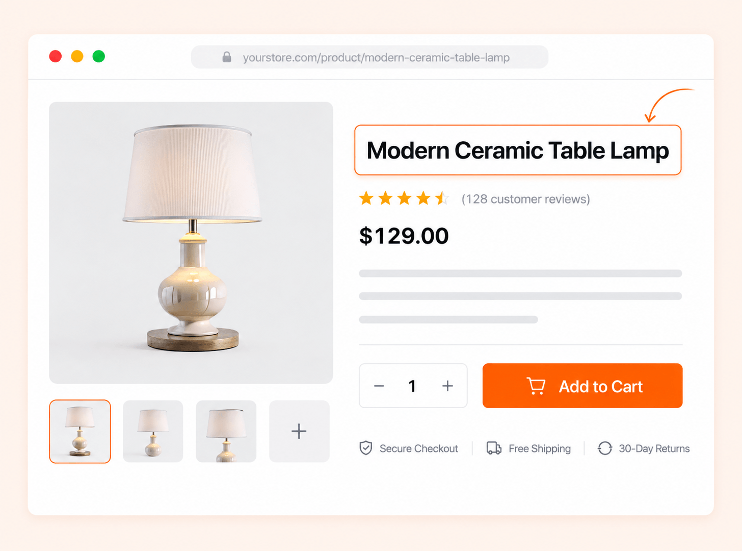 Product Title Widget