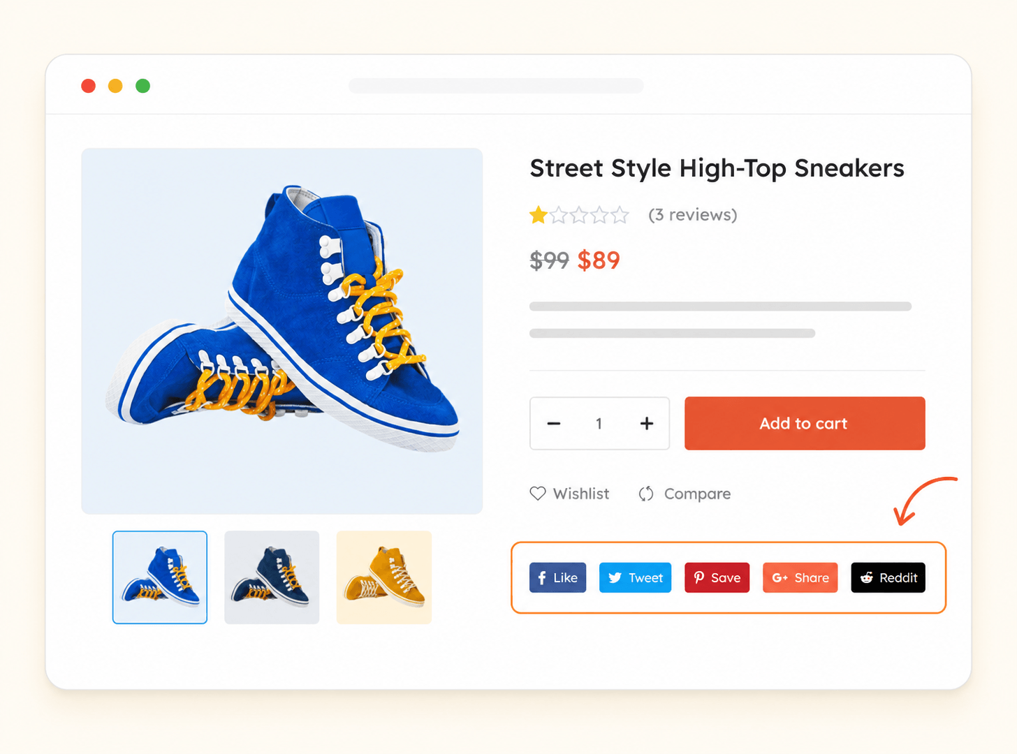Social Share for WooCommerce