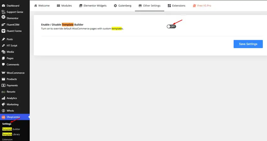 Enable Template Builder if not Enabled