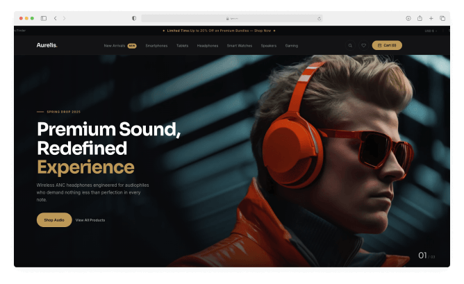 hero banner luxury variant 1